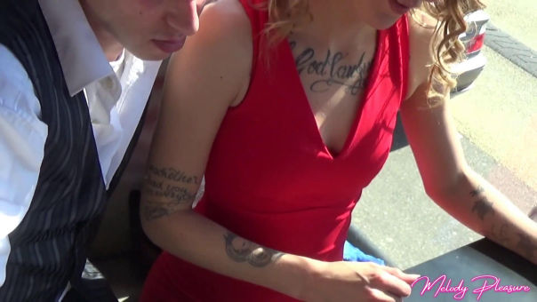 Limousine date for Melody Pleasure