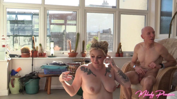 Threesome for a lucky fan